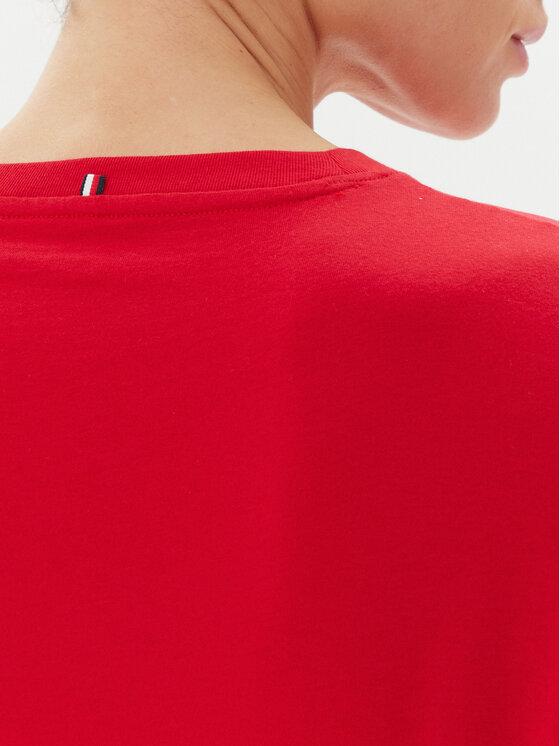 Tommy Hilfiger Tommy Hilfiger Camicia da notte UW0UW05767 Rosso Regular Fit