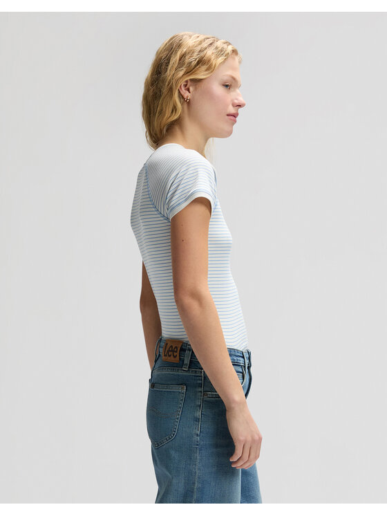 Lee Lee T-Shirt BABY TEE Kolorowy Slim Fit