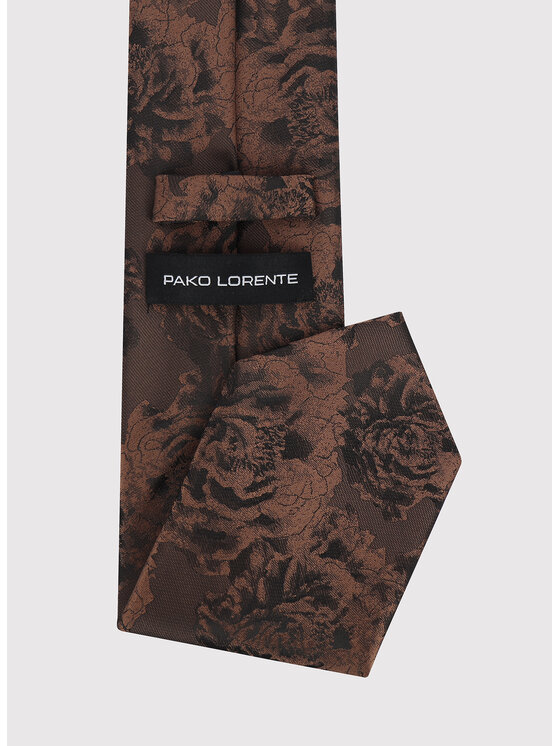 Pako Lorente Pako Lorente Krawat P26WF-KX-018 Brązowy