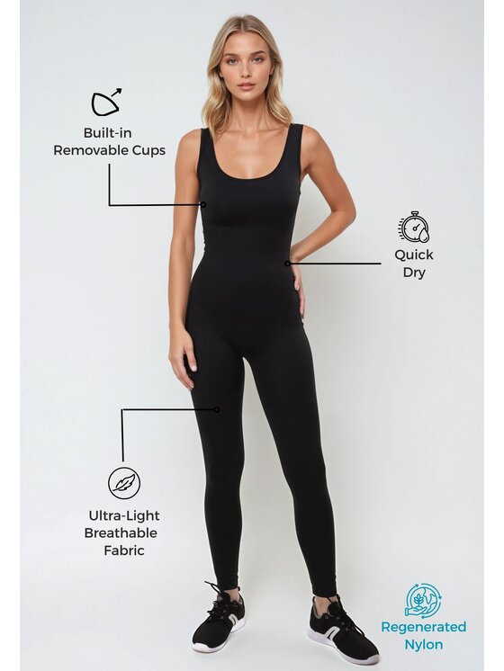 Flavia Valentini Flavia Valentini Legginsy 315 Czarny Compression Fit