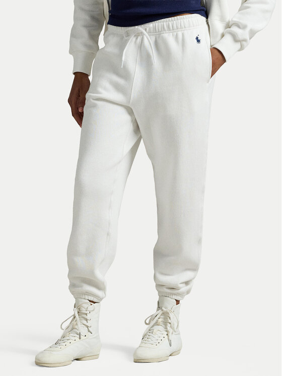 Polo Ralph Lauren Polo Ralph Lauren Teplákové nohavice 211971700001 Biela Tapered Fit
