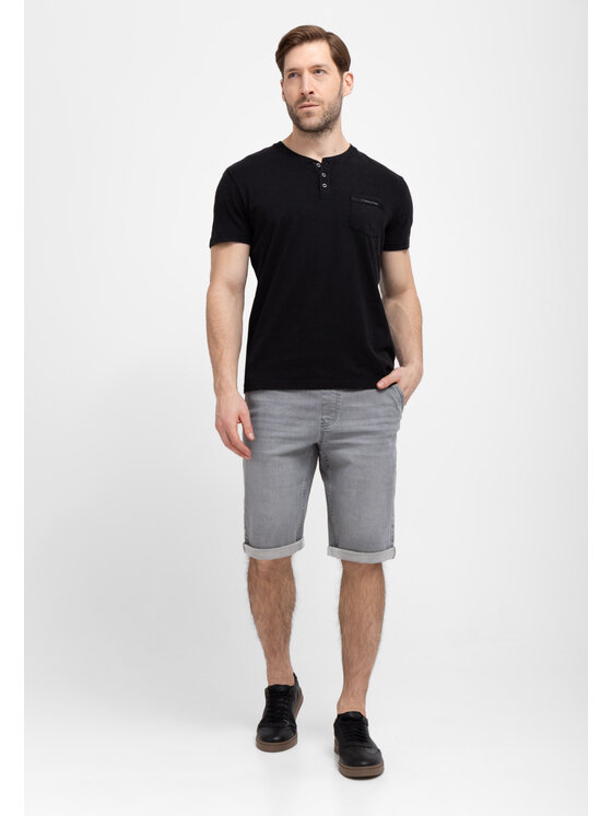 Volcano Volcano T-Shirt T-APY Czarny Regular Fit