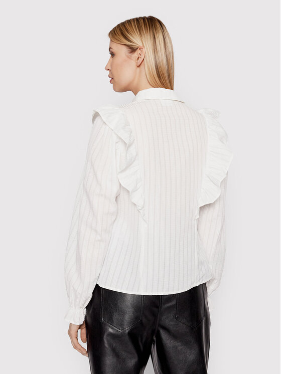 Vila Vila Hemd Lyck 14074466 Weiß Regular Fit