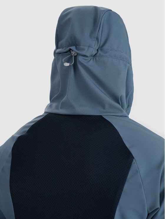 4F 4F Kurtka softshell 4FWSS25TSOFM313-32S Niebieski Regular Fit