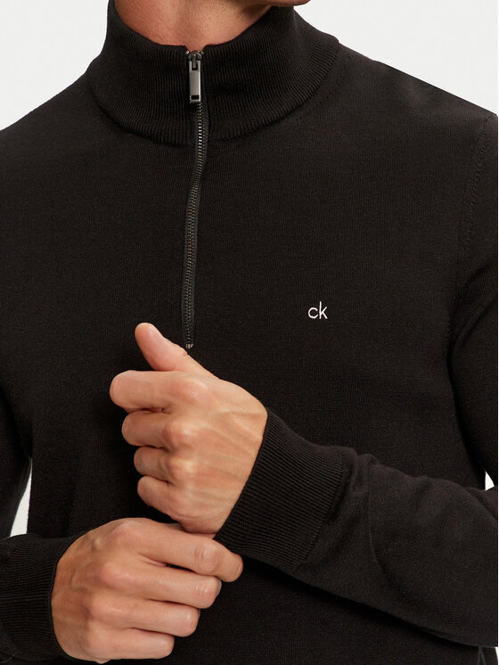 Calvin Klein Calvin Klein Megztinis K10K113748 Juoda Slim Fit