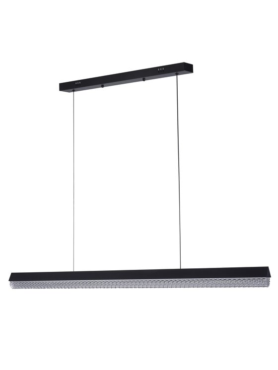 MIAhome MIAhome Lampa wisząca ANABELLA LED czarna 120 cm Czarny