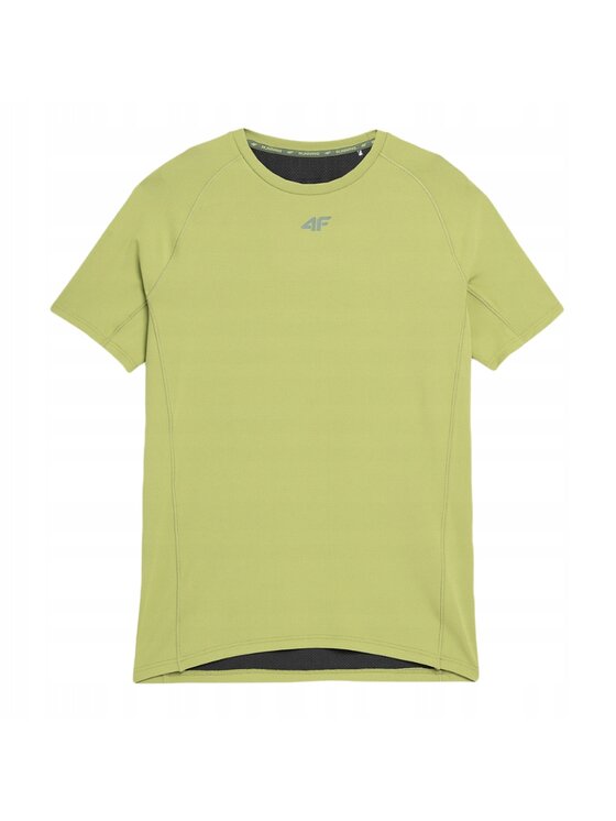 4F 4F T-Shirt TFTSM171 Zielony Comfortable Fit