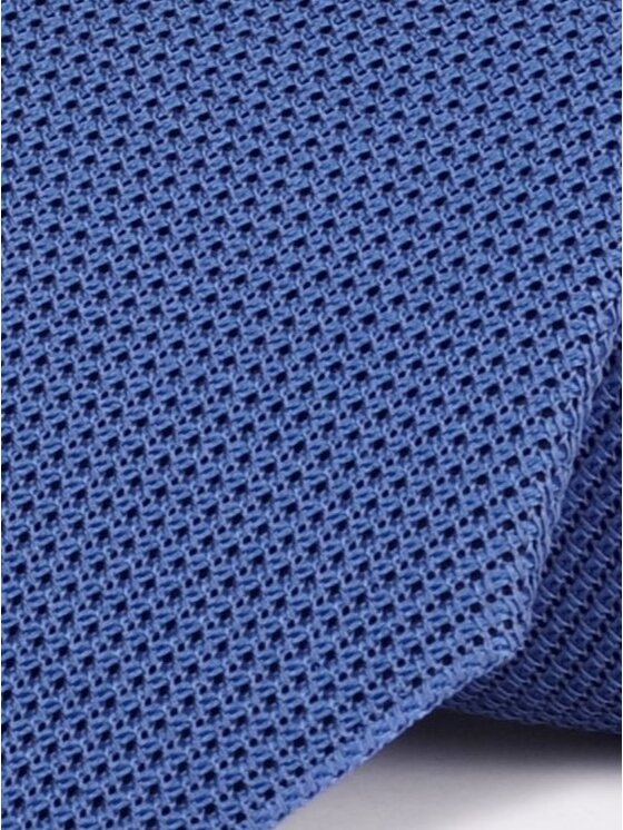 ELSNER ELSNER Cravatta JEDWAB GRENADYNA GARZA FINA A1879 Blu