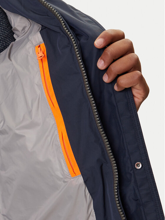 Parajumpers Parajumpers Ziemas mētelis Long Bear 25WMPMPUHF04 Tumši zils Regular Fit