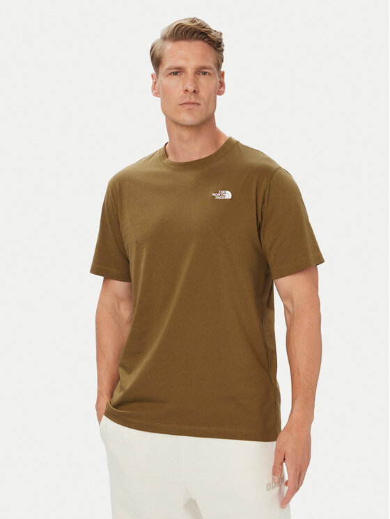 The North Face The North Face T-Shirt Evolution Simple Dome NF0A8CZ2 Πράσινο Regular Fit