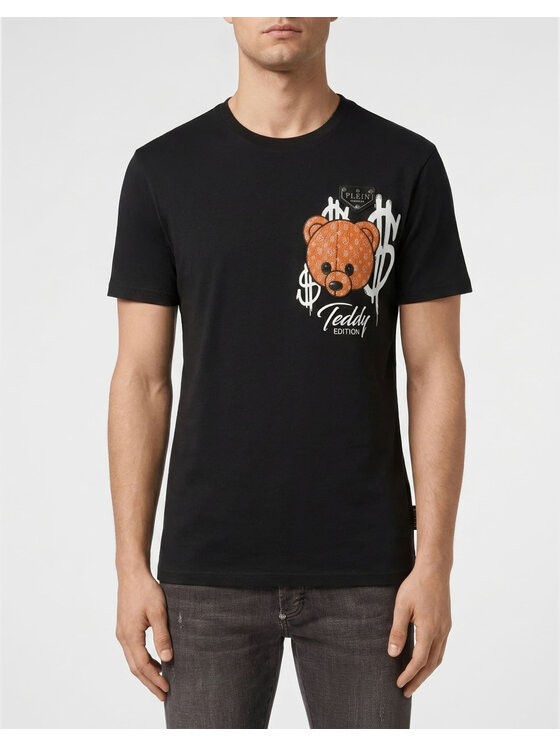 PHILIPP PLEIN PHILIPP PLEIN T-shirt 31670 Nero Regular Fit