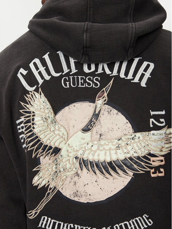 Guess Guess Μπλούζα M5RQ04 KC2B1 Μαύρο Regular Fit