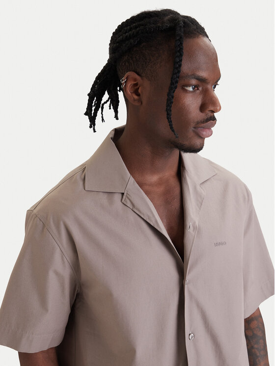 HUGO HUGO Hemd Espino 50560580 Beige Oversize