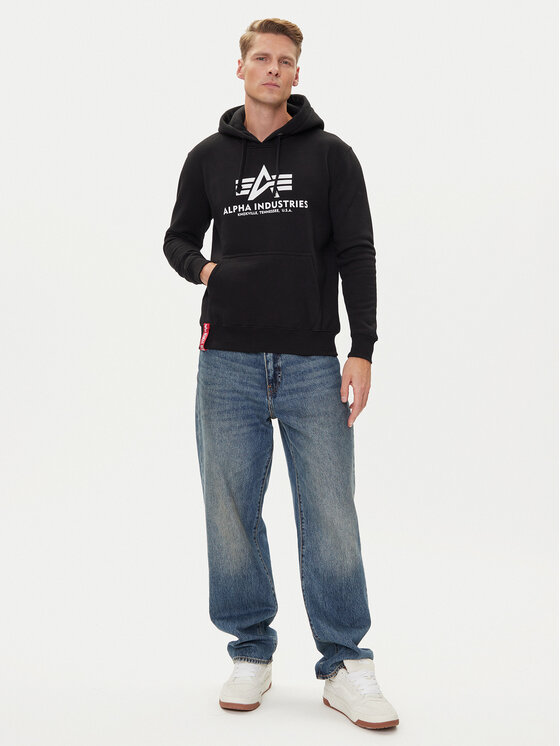 Alpha Industries Alpha Industries Μπλούζα Basic 178312 Μαύρο Regular Fit