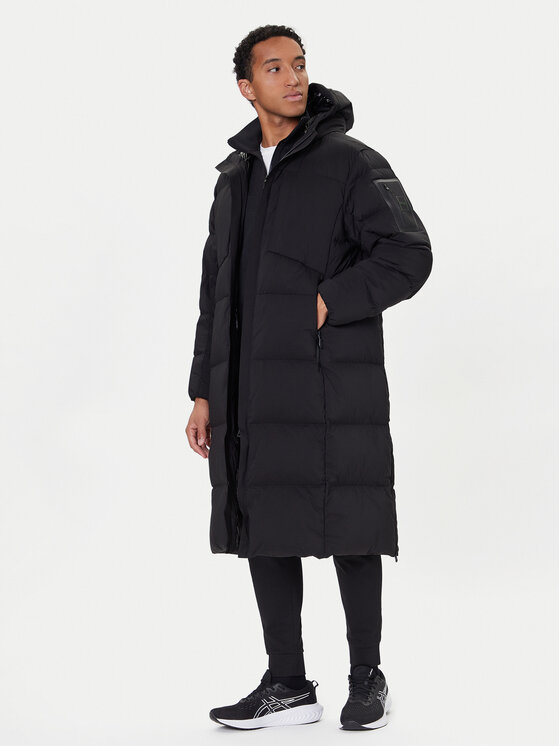 BOSS BOSS Пухено яке Riplite 50543972 Черен Regular Fit