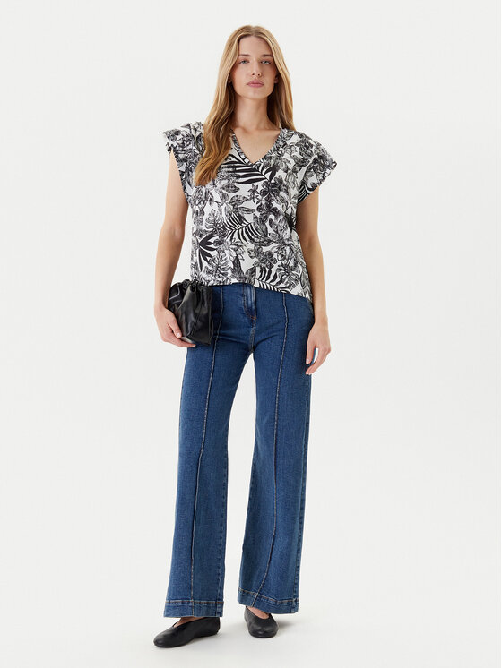 United Colors Of Benetton United Colors Of Benetton Тишърт 3SEBD10AE Сив Relaxed Fit