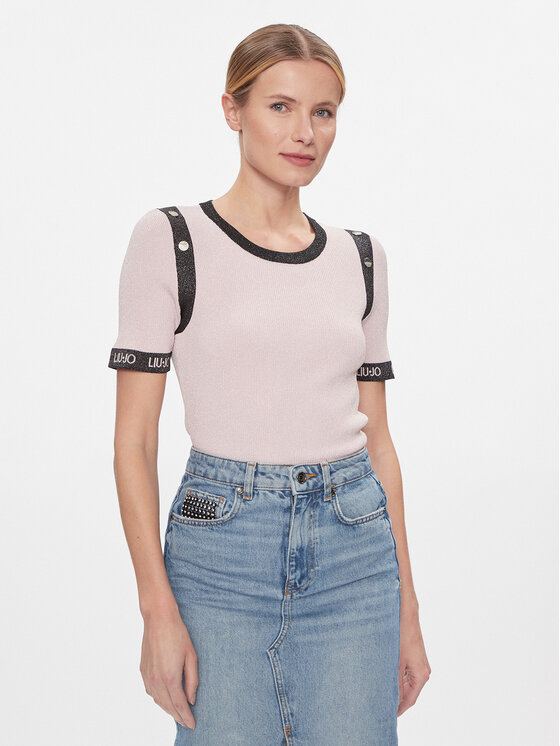 Liu Jo Sport Blúzka TA4041 MS014 Ružová Slim Fit