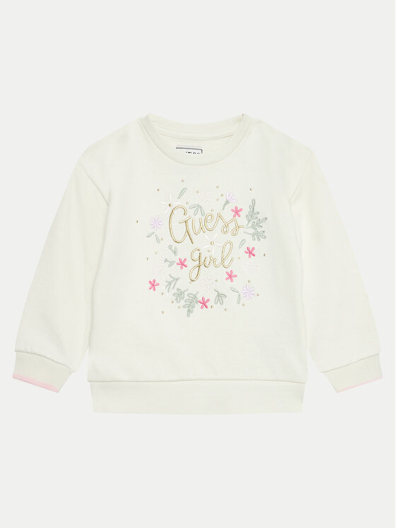 Guess Guess Суитшърт K4BQ08 KAX74 Екрю Regular Fit