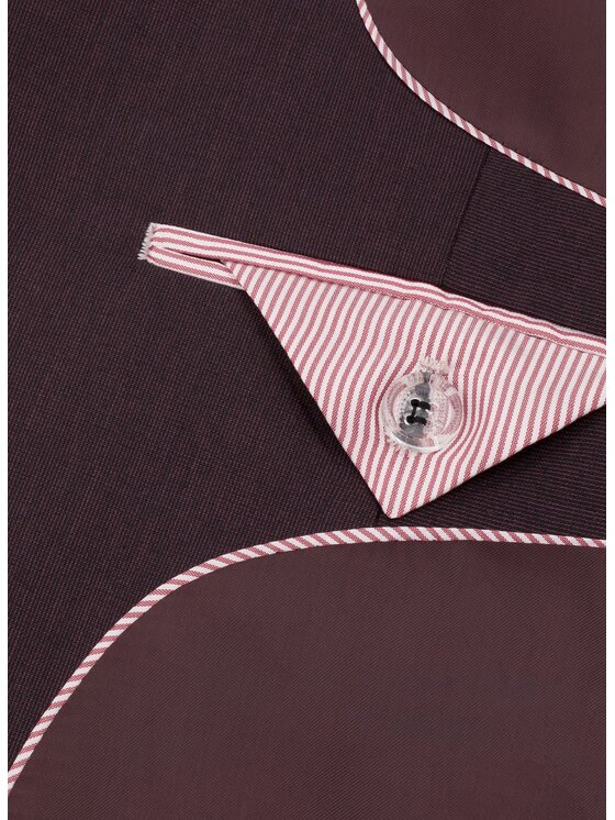 Pako Lorente Pako Lorente Marynarka P24SF-3G-031 Bordowy Slim Fit