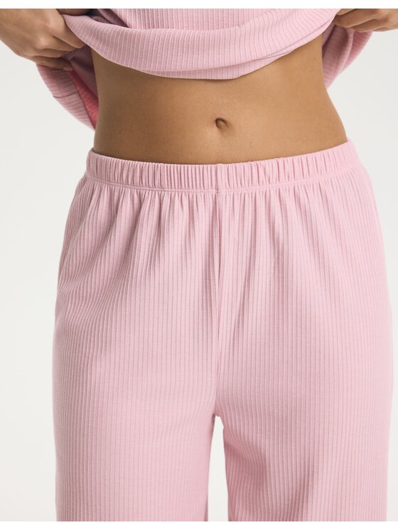 Esotiq Esotiq Piżama 44644 Różowy Regular Fit