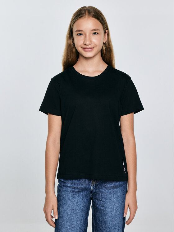 BIG STAR BIG STAR T-Shirt BASSECA Czarny Basic Fit