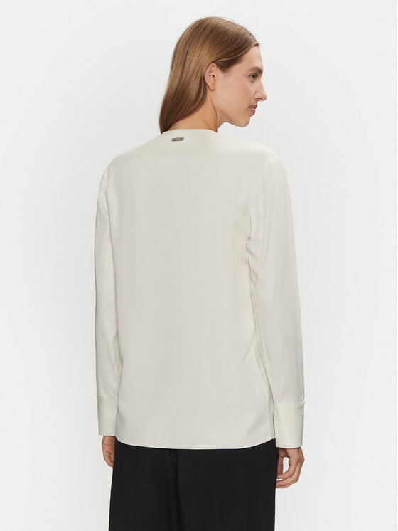 Calvin Klein Calvin Klein Blúz K20K208067 Ekru Regular Fit