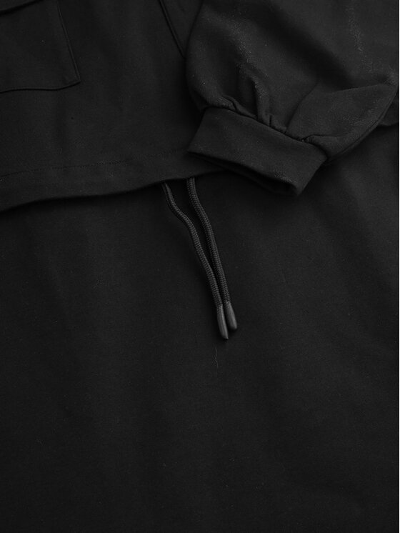 Coccodrillo Coccodrillo Sukienka dzianinowa ZC4129101CGJ Czarny Regular Fit
