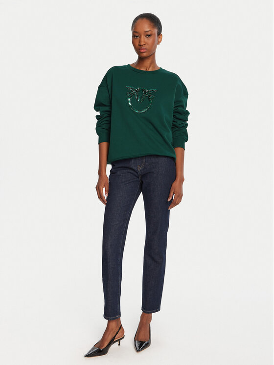 PINKO PINKO Džemperis Nelly 100534 A2RO Žalia Regular Fit