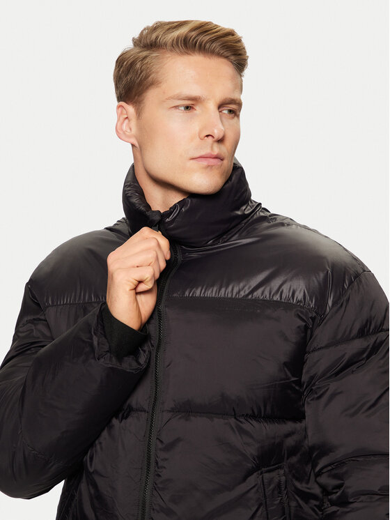 Lindbergh Lindbergh Télikabát 30-303051 Fekete Relaxed Fit