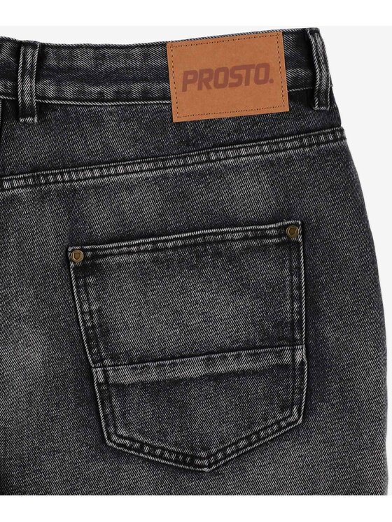 PROSTO. PROSTO. Jeansy Regular Jang Szary Baggy Fit