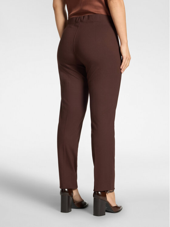 Elena Mirò Elena Mirò Spodnie materiałowe P811Z000209N058 Brązowy Slim Fit
