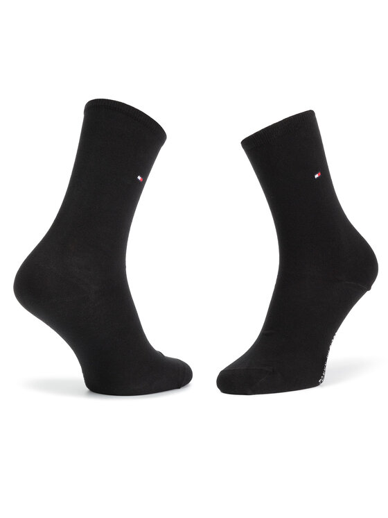 Tommy Hilfiger Tommy Hilfiger 2er-Set hohe Herrensocken 371221 r. 39/42r Schwarz