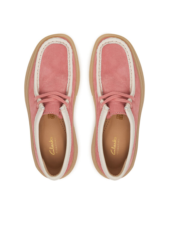 Clarks Clarks Półbuty Torview W 26186675 Różowy
