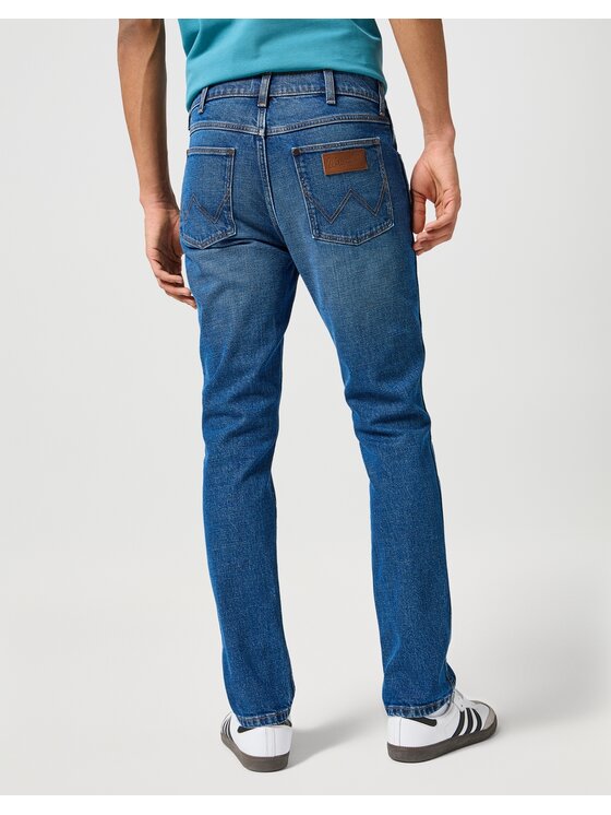 Wrangler Wrangler Jeans Larston Blu Slim Fit