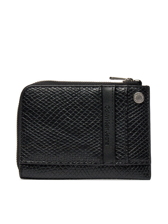 Calvin Klein Jeans Calvin Klein Jeans Портфейл Sculpted Wallet Square Mirror K60K611563 Черен