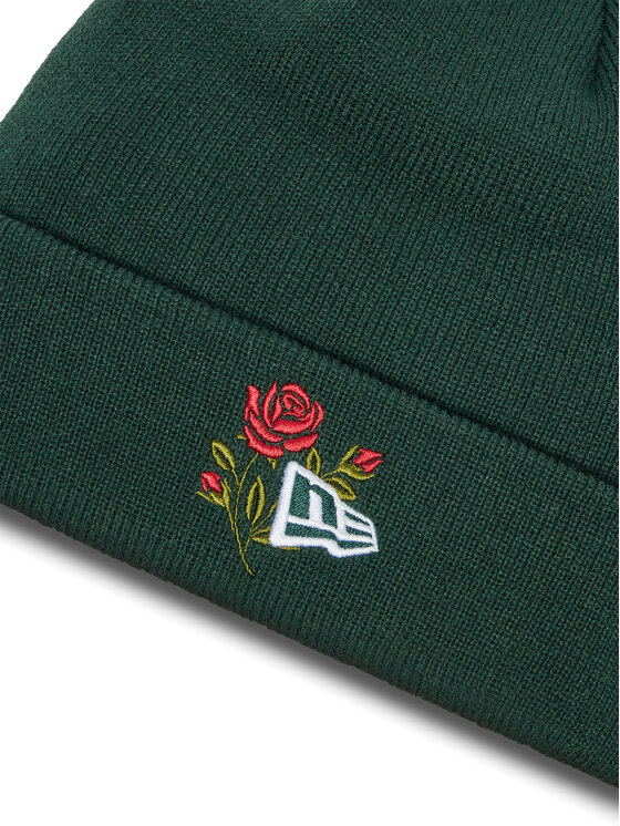 New Era New Era Kapa Rose Icon Cuff Knit Beanie 60580736 Zelena