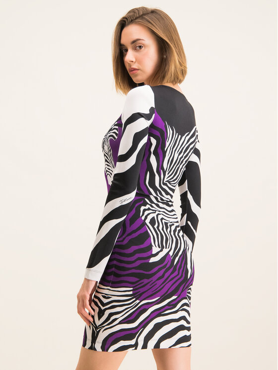 Just Cavalli Just Cavalli Každodenní šaty S04CT0945 Barevná Slim Fit
