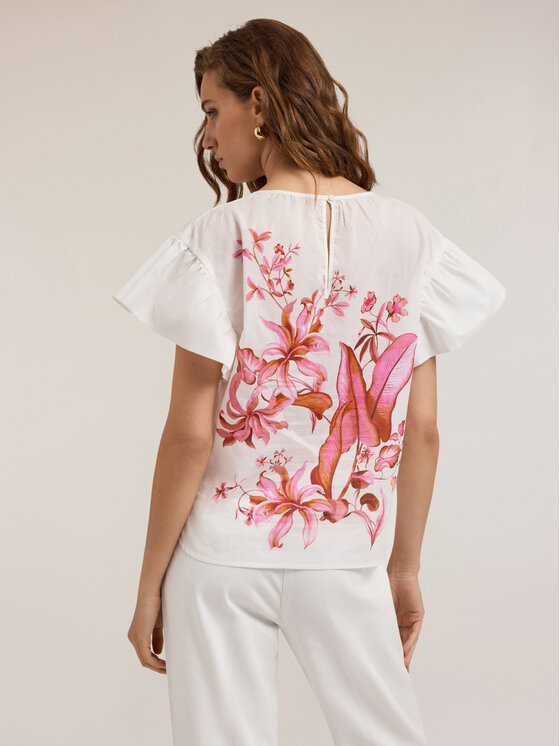 Motivi Motivi Blusa 2709W000735N0S1 Bianco Regular Fit