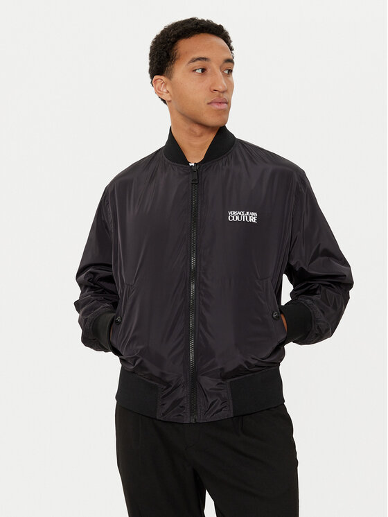 Versace Jeans Couture Versace Jeans Couture Μπουφάν μεταβατικό 78GASD07 CQD92 Μαύρο Regular Fit
