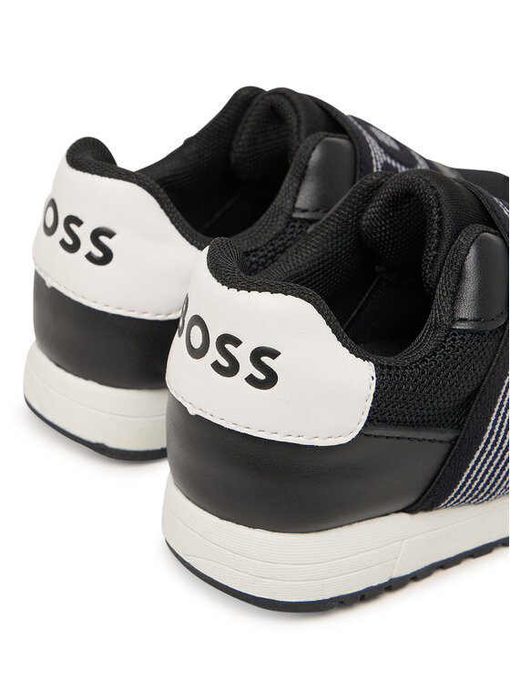 BOSS BOSS Sneakersy J52822 Čierna