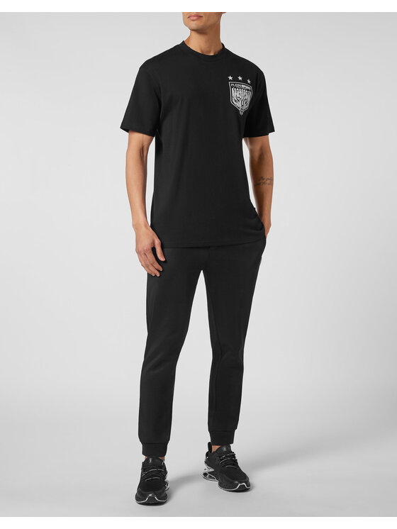 Plein Sport Plein Sport T-Shirt 3543 Czarny Regular Fit