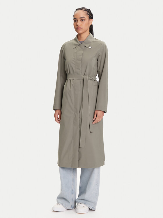K-Way K-Way Viharkabát Barbra K61337W Zöld Regular Fit
