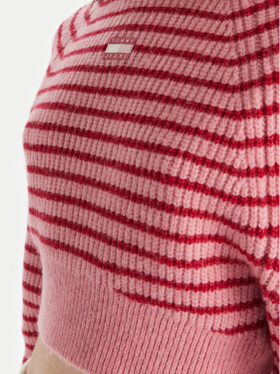 Tommy Jeans Tommy Jeans Pullover Badge DW0DW21677 Rosa Regular Fit