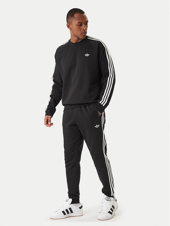 adidas adidas Felpa 3-Stripes KE3550 Nero Regular Fit