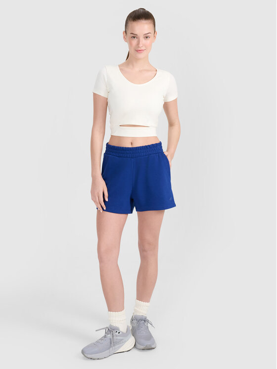 4F 4F Szorty sportowe NOS Granatowy Regular Fit