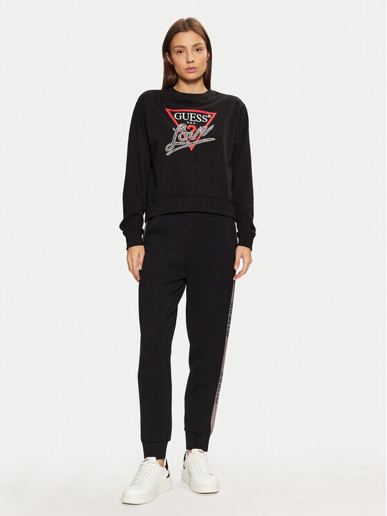 Guess Guess Felpa W5RQ04 KB683 Nero Regular Fit