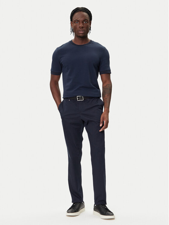 BOSS BOSS Tricou H-Thompson 06 50549602 Bleumarin Regular Fit