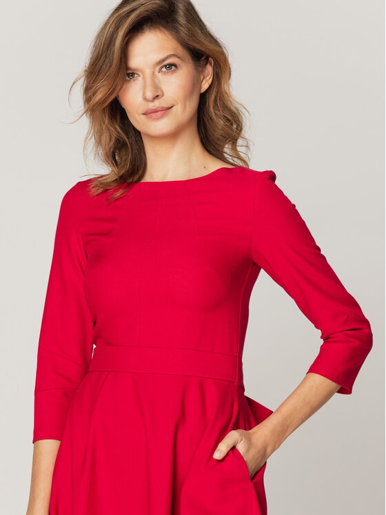 Willsoor Willsoor Sukienka codzienna 67500 Czerwony A-Line Fit