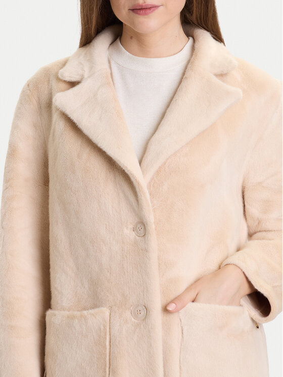 Rinascimento Rinascimento Шуба CFC0122205003 Бежевий Regular Fit