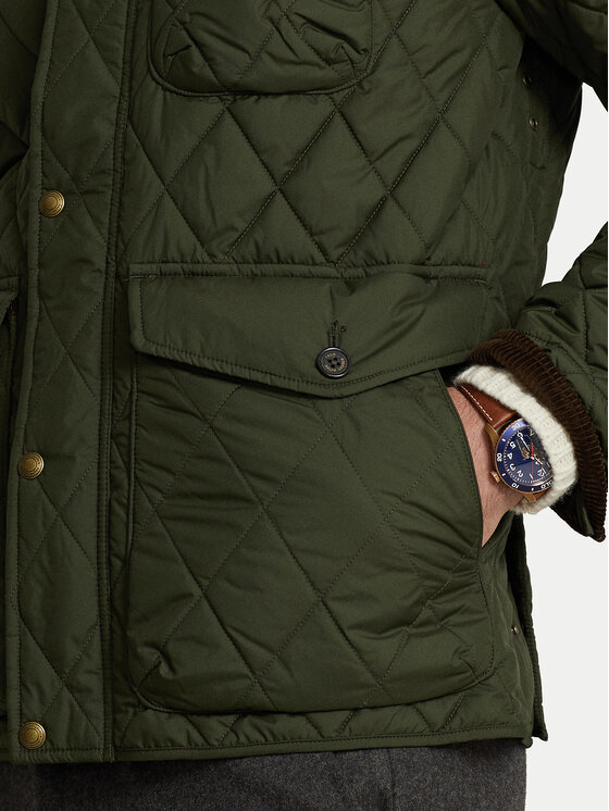 Polo Ralph Lauren Polo Ralph Lauren Μπουφάν μεταβατικό 710847071001 Πράσινο Regular Fit